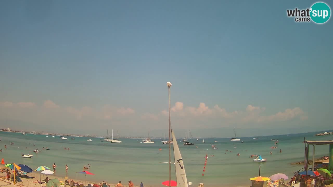 Webcam Cagliari Windsurf Club – Playa del Poetto en directo