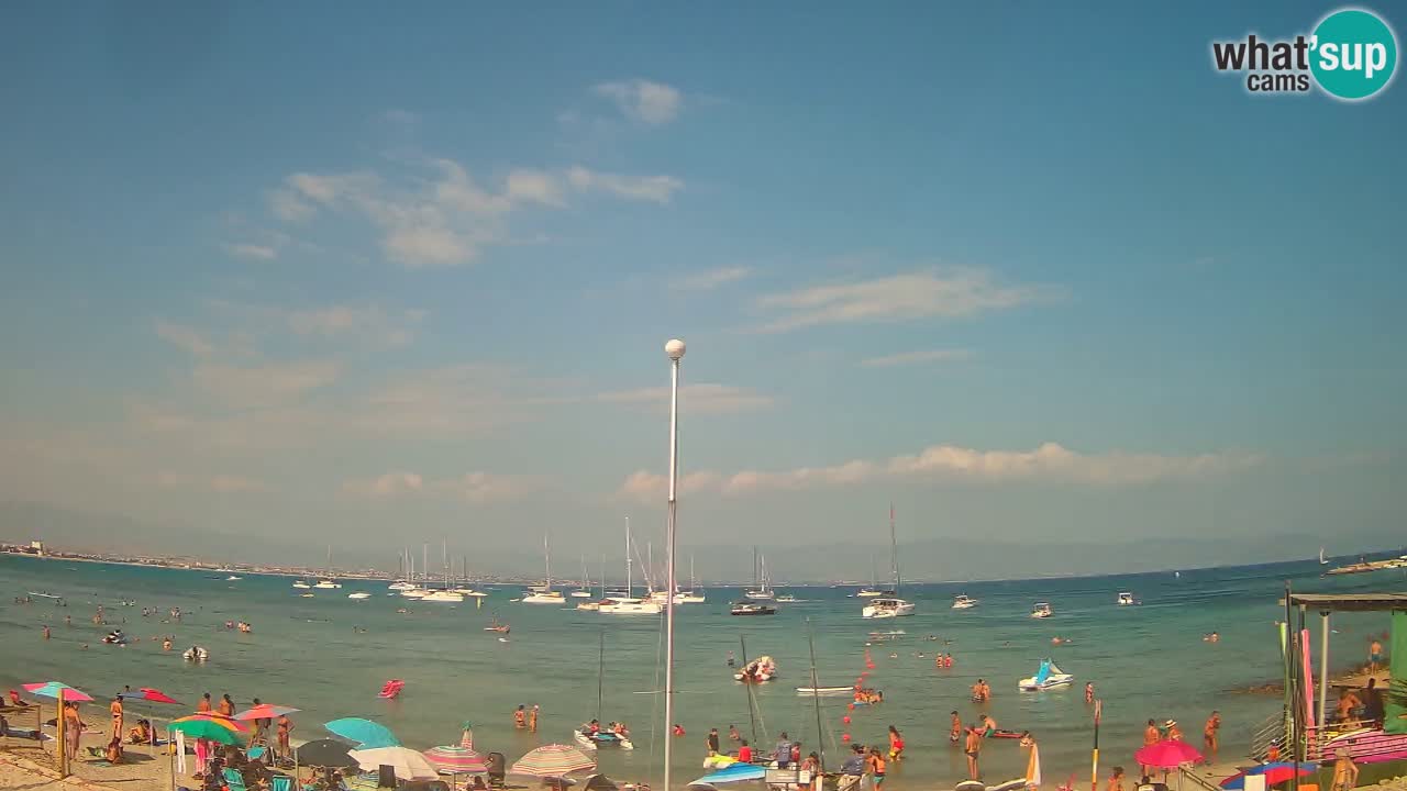 Web kamera Cagliari Windsurf Club – Poetto plaža uživo