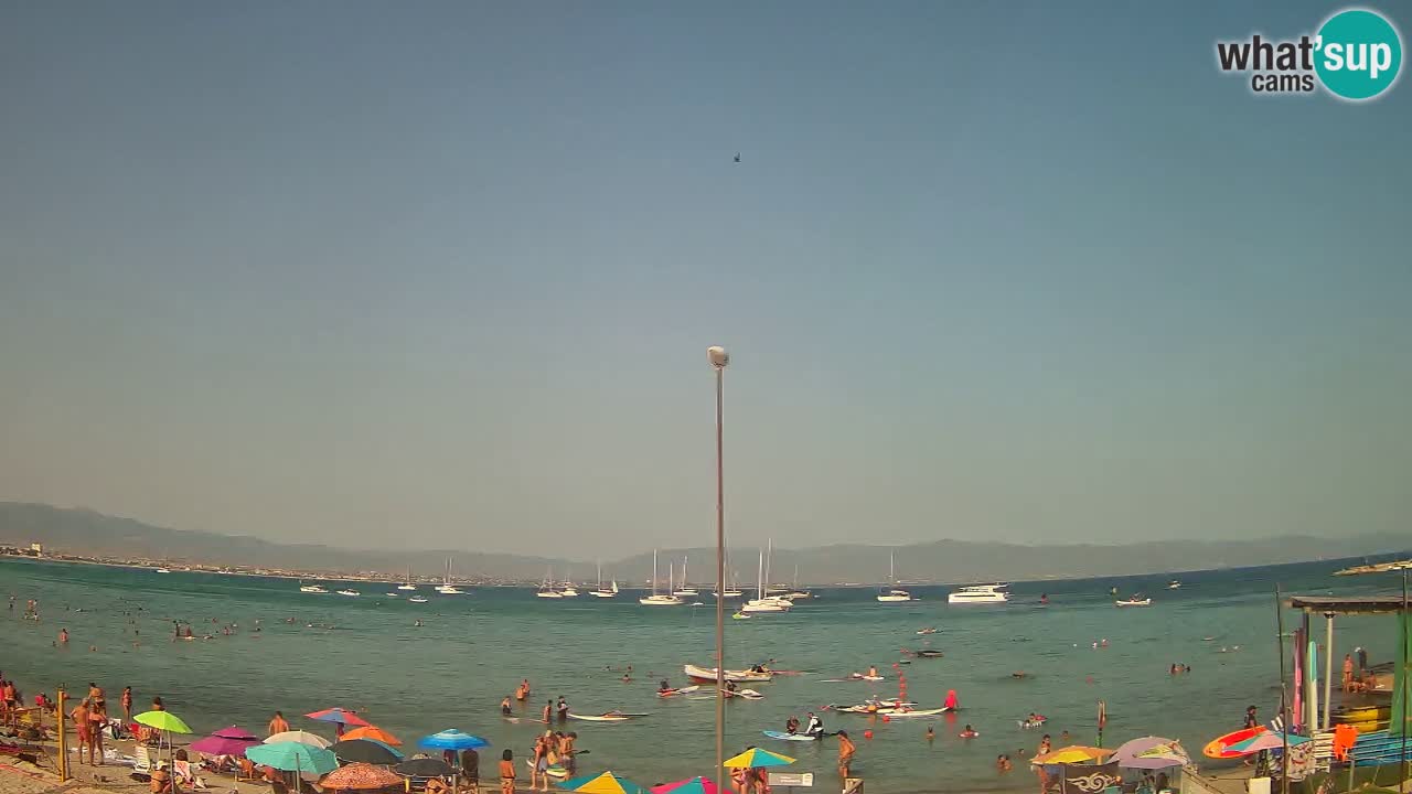 Webcam Cagliari Windsurf Club – Liveblick vom Poetto Strand