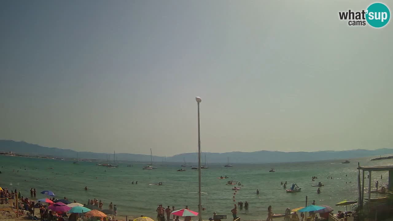 Webcam Cagliari Windsurf Club – Plage du Poetto en direct