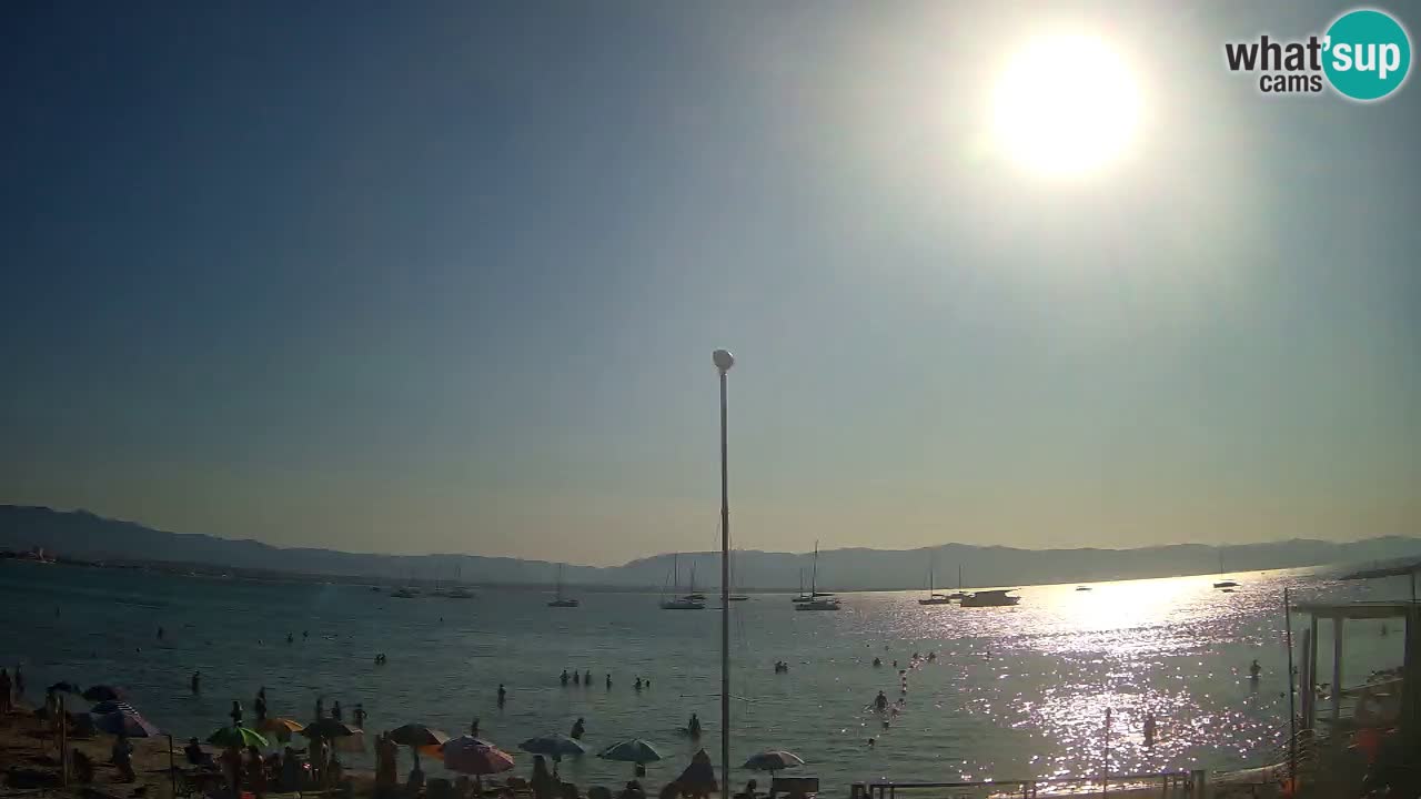 Webcam Cagliari Windsurf Club – Spiaggia del Poetto in diretta