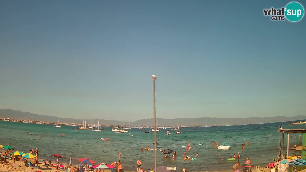 Webcam Cagliari Windsurf Club – Spiaggia del Poetto in diretta
