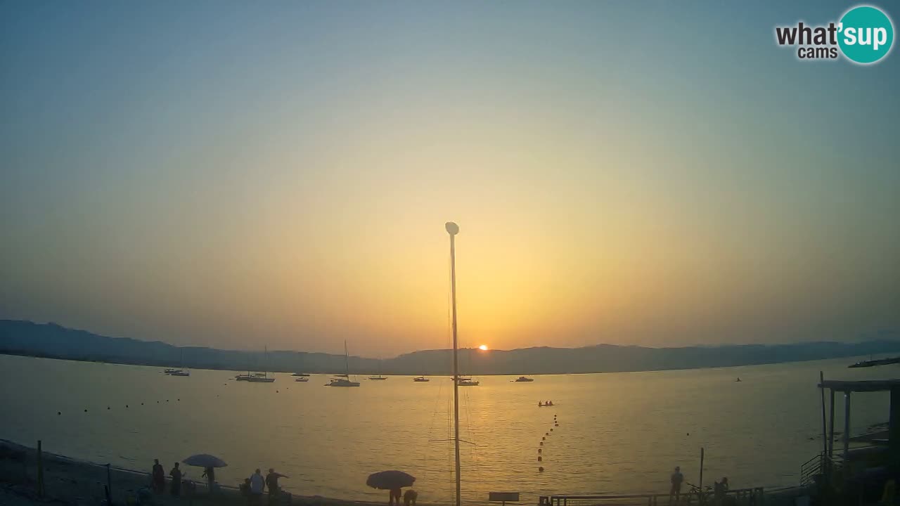 Webcam Cagliari Windsurf Club – Playa del Poetto en directo