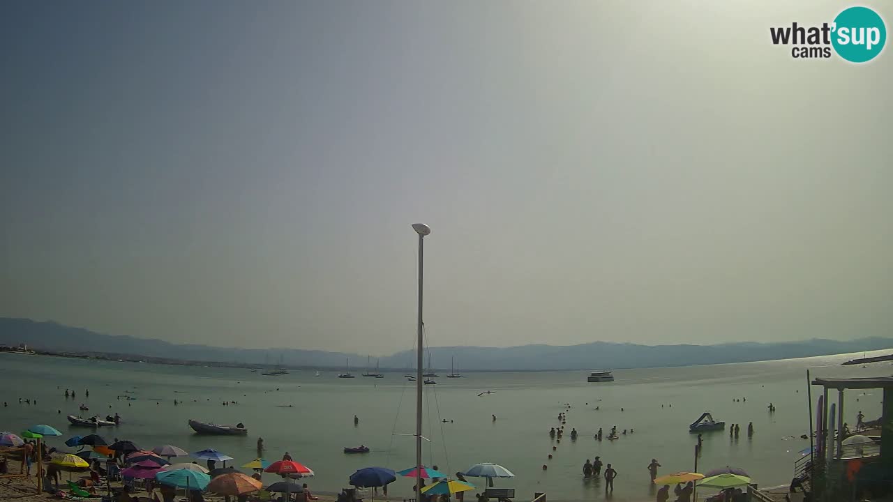Webcam Cagliari Windsurf Club – Playa del Poetto en directo