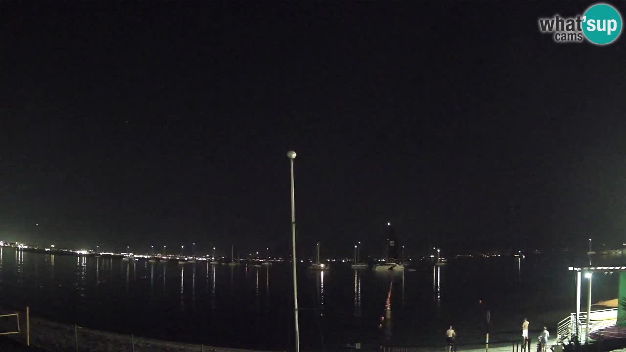 Webcam Cagliari Windsurf Club – Playa del Poetto en directo