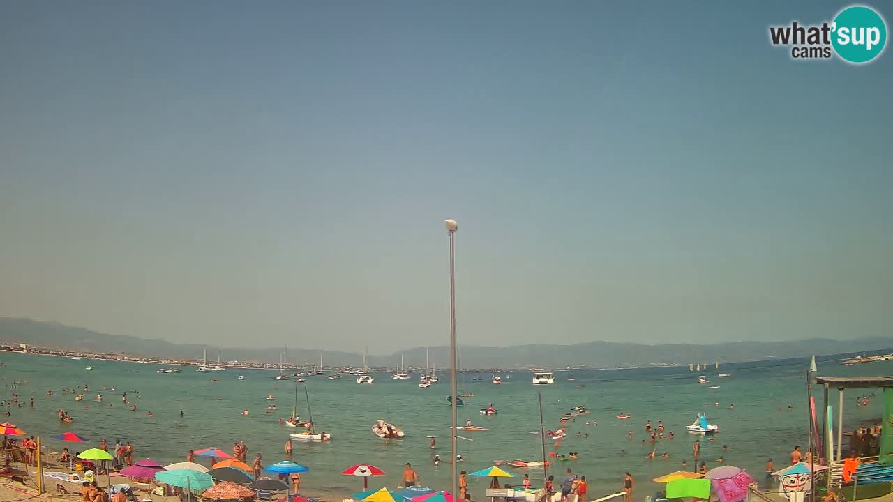 Webcam Cagliari Windsurf Club – Plage du Poetto en direct