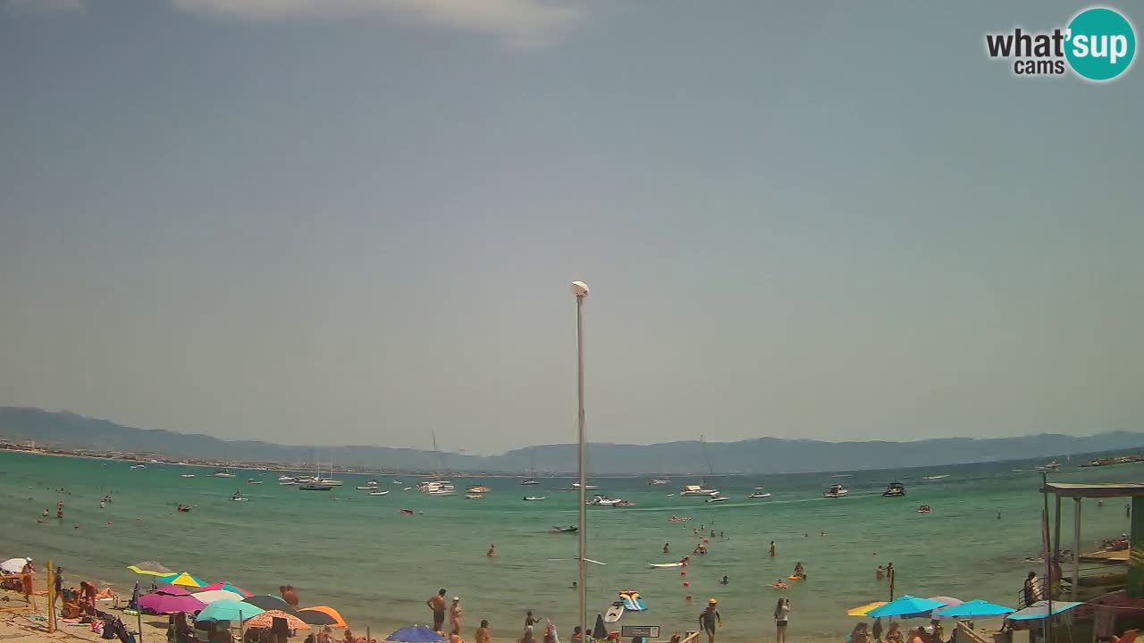 Webcam Cagliari Windsurf Club – Spiaggia del Poetto in diretta