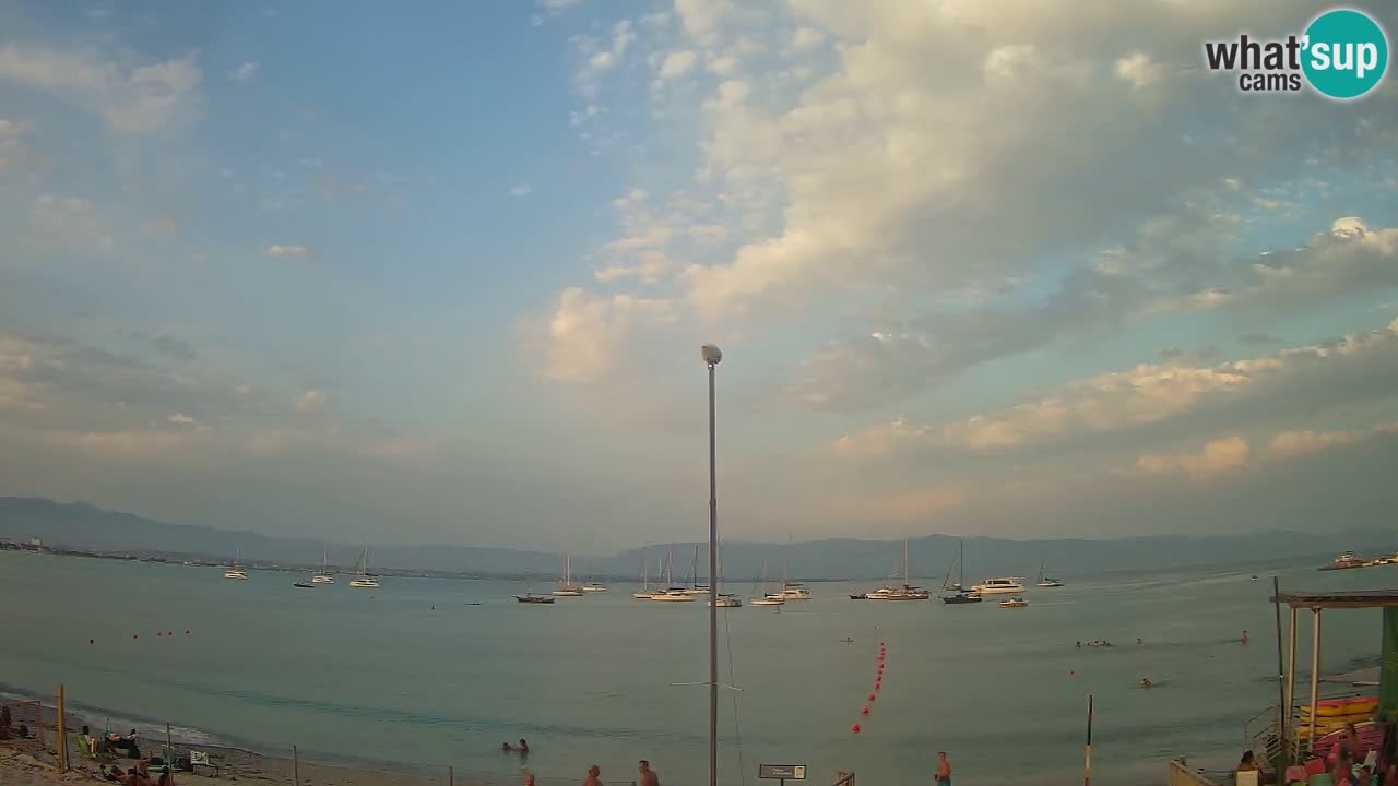 Webcam Cagliari Windsurf Club – Liveblick vom Poetto Strand