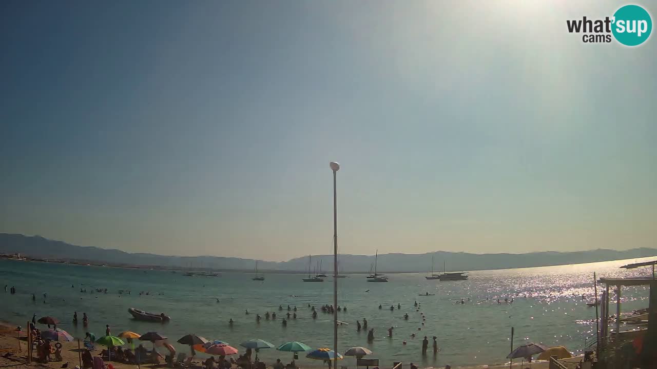 Webcam Cagliari Windsurf Club – Playa del Poetto en directo