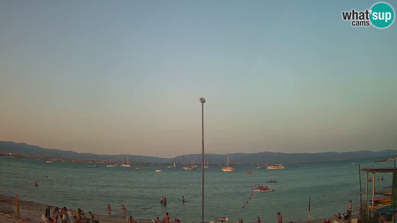 Webcam Cagliari Windsurf Club – Plage du Poetto en direct