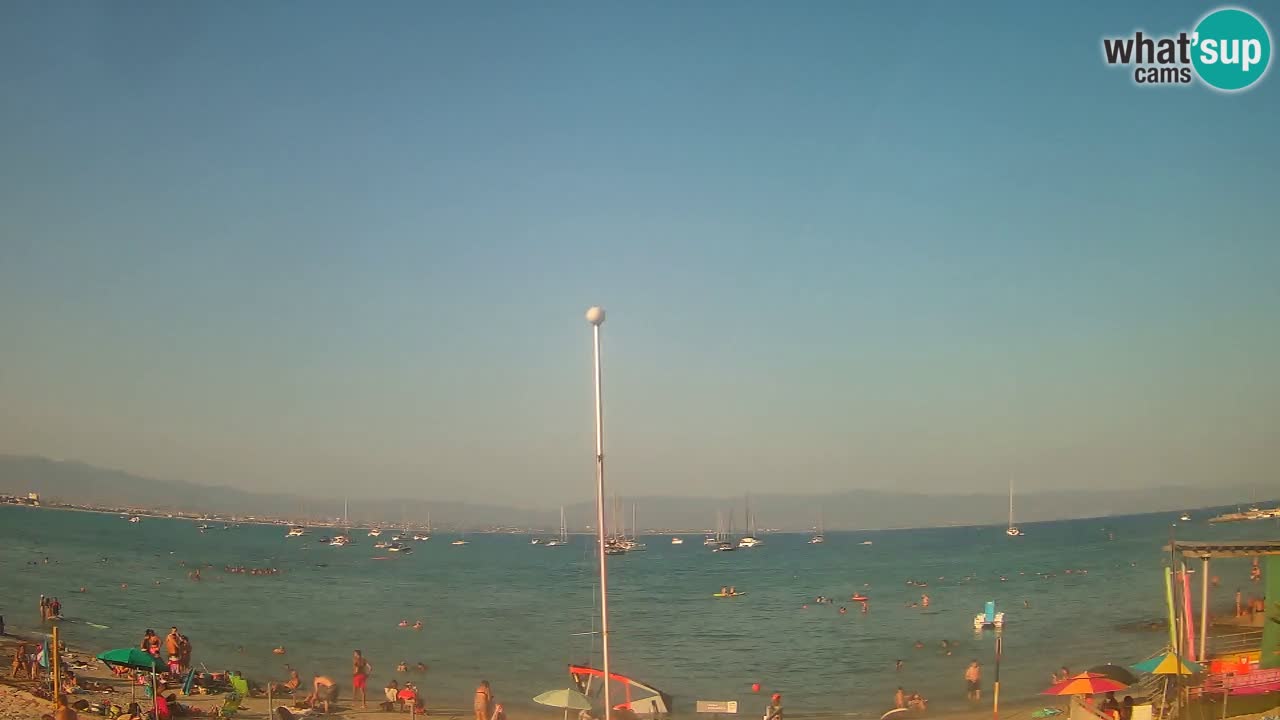 Webcam Cagliari Windsurf Club – Spiaggia del Poetto in diretta