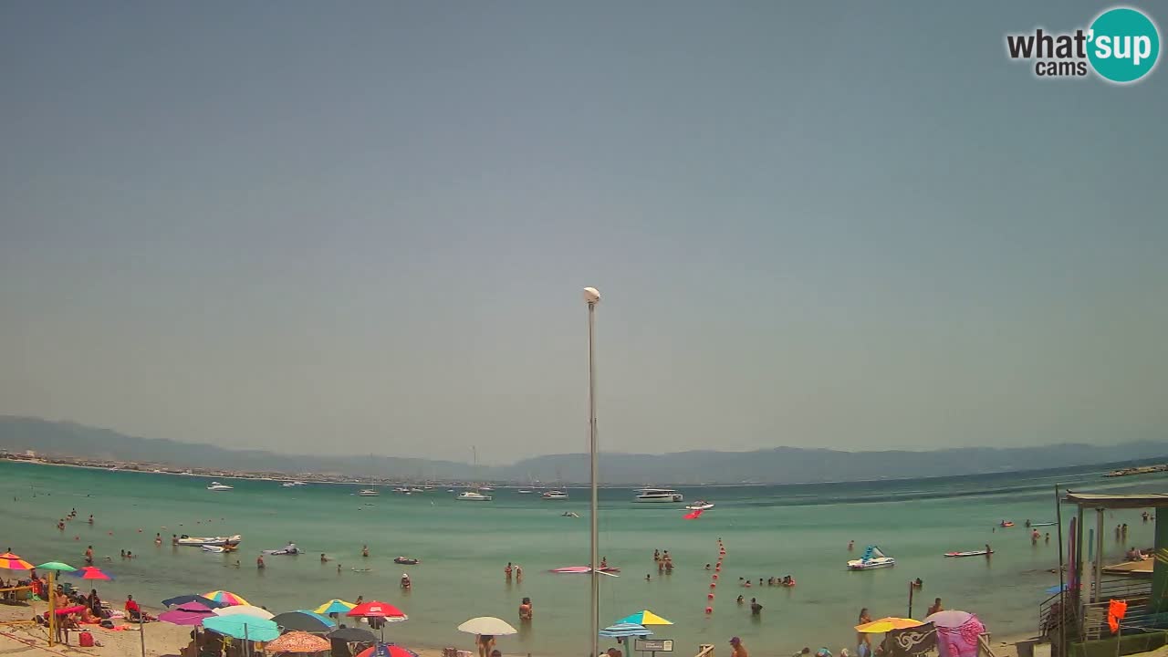 Webcam Cagliari Windsurf Club – Spiaggia del Poetto in diretta