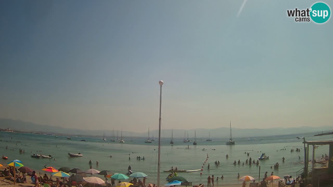 Webcam Cagliari Windsurf Club – Spiaggia del Poetto in diretta