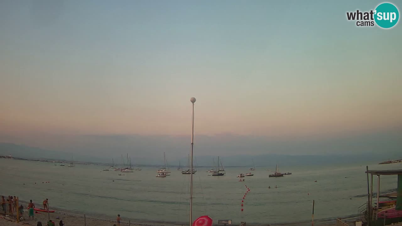 Webcam Cagliari Windsurf Club – Spiaggia del Poetto in diretta