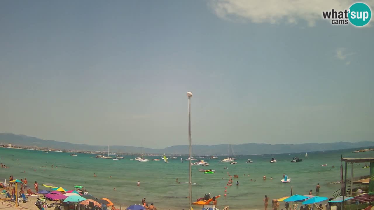 Webcam Cagliari Windsurf Club – Liveblick vom Poetto Strand