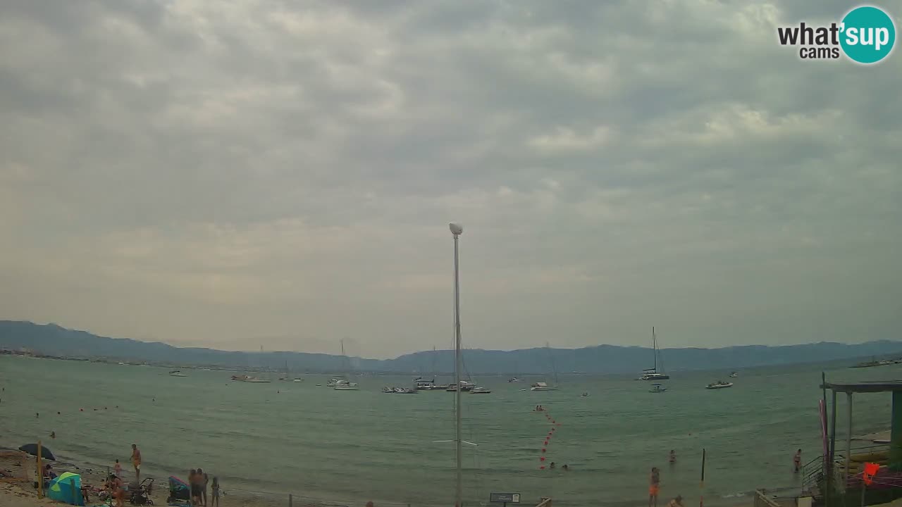 Webcam Cagliari Windsurf Club – Spiaggia del Poetto in diretta