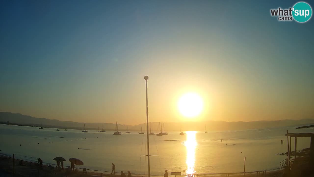 Webcam Cagliari Windsurf Club – Plage du Poetto en direct