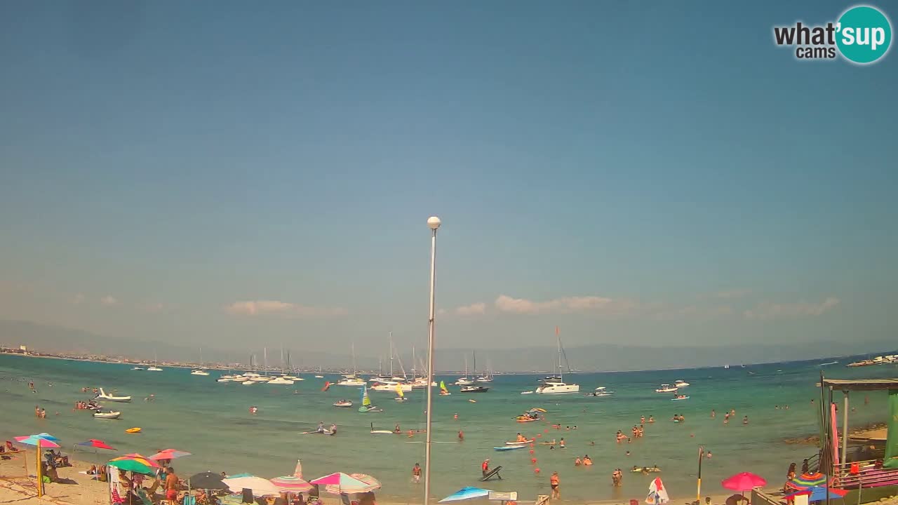 Web kamera Cagliari Windsurf Club – Poetto plaža uživo