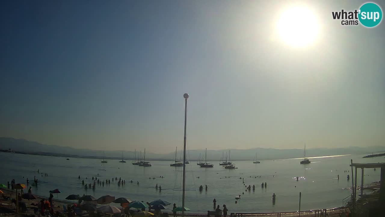 Web kamera Cagliari Windsurf Club – Poetto plaža uživo