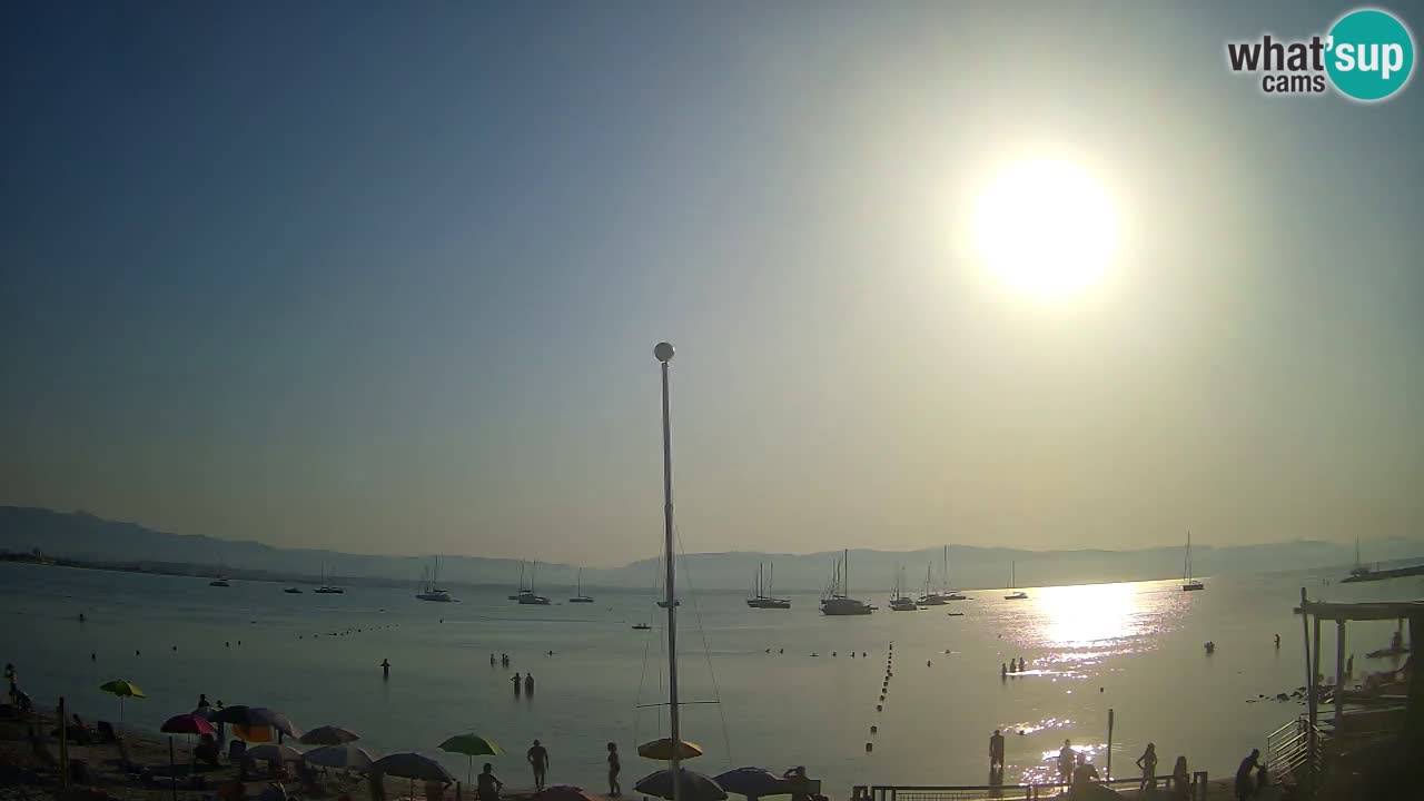 Web kamera Cagliari Windsurf Club – Poetto plaža uživo