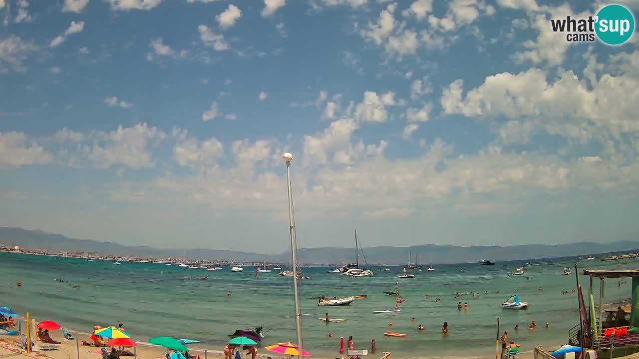 Web kamera Cagliari Windsurf Club – Poetto plaža uživo