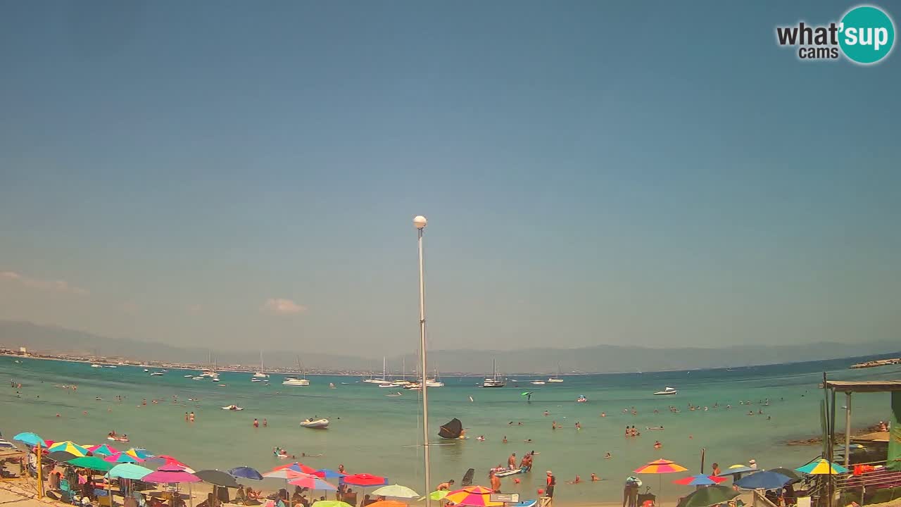 Webcam Cagliari Windsurf Club – Spiaggia del Poetto in diretta