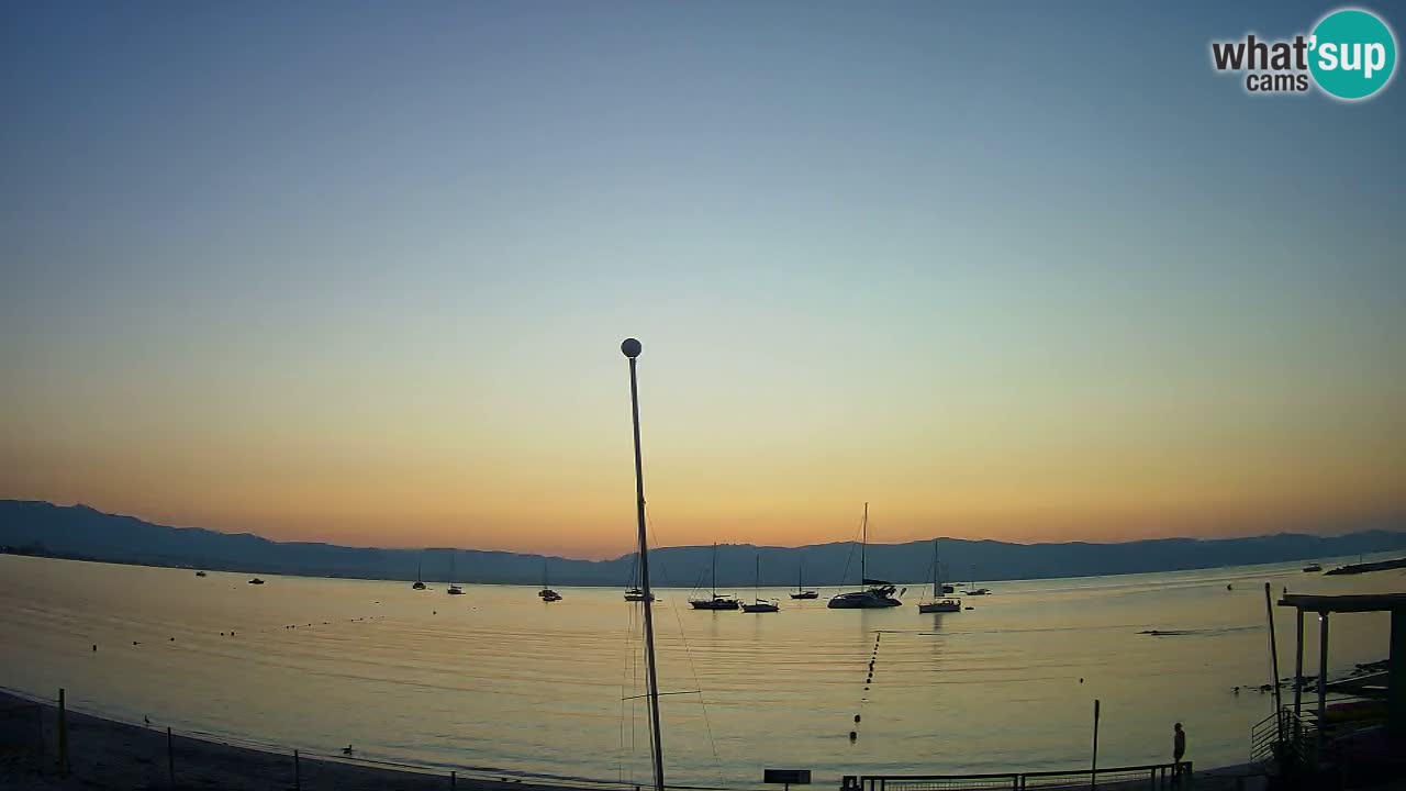 Web kamera Cagliari Windsurf Club – Poetto plaža uživo