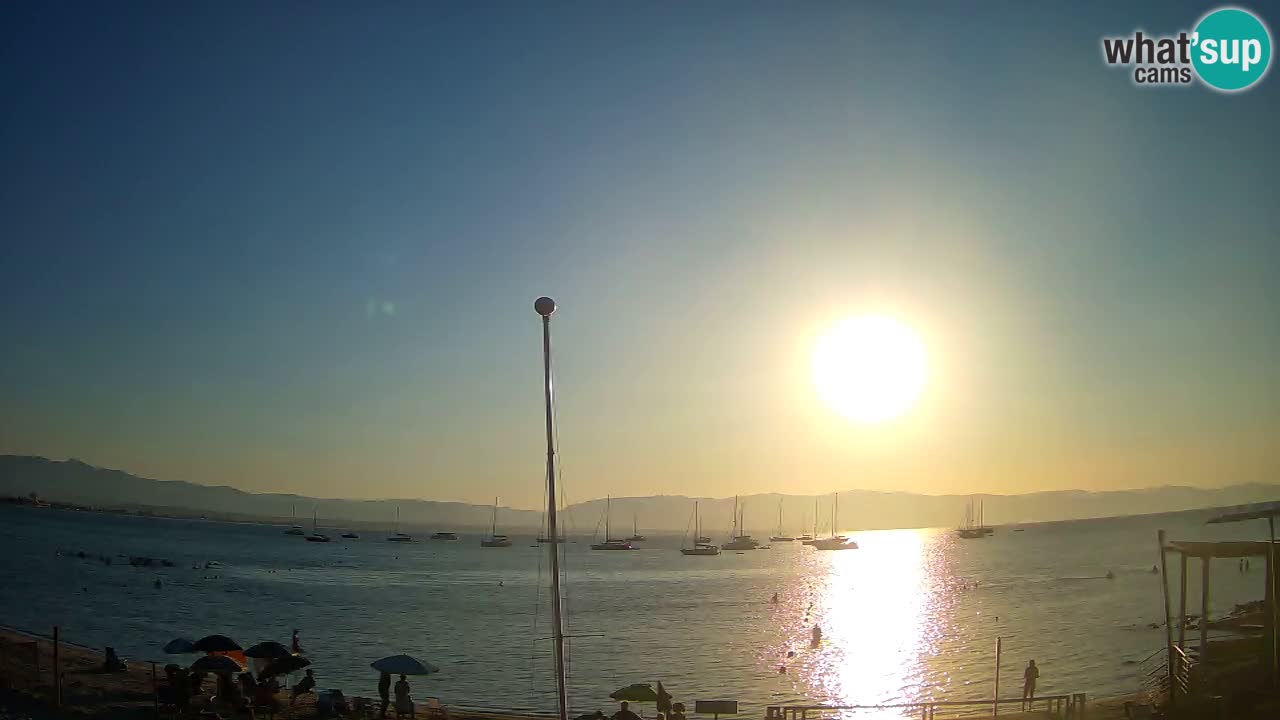 Webcam Cagliari Windsurf Club – Spiaggia del Poetto in diretta