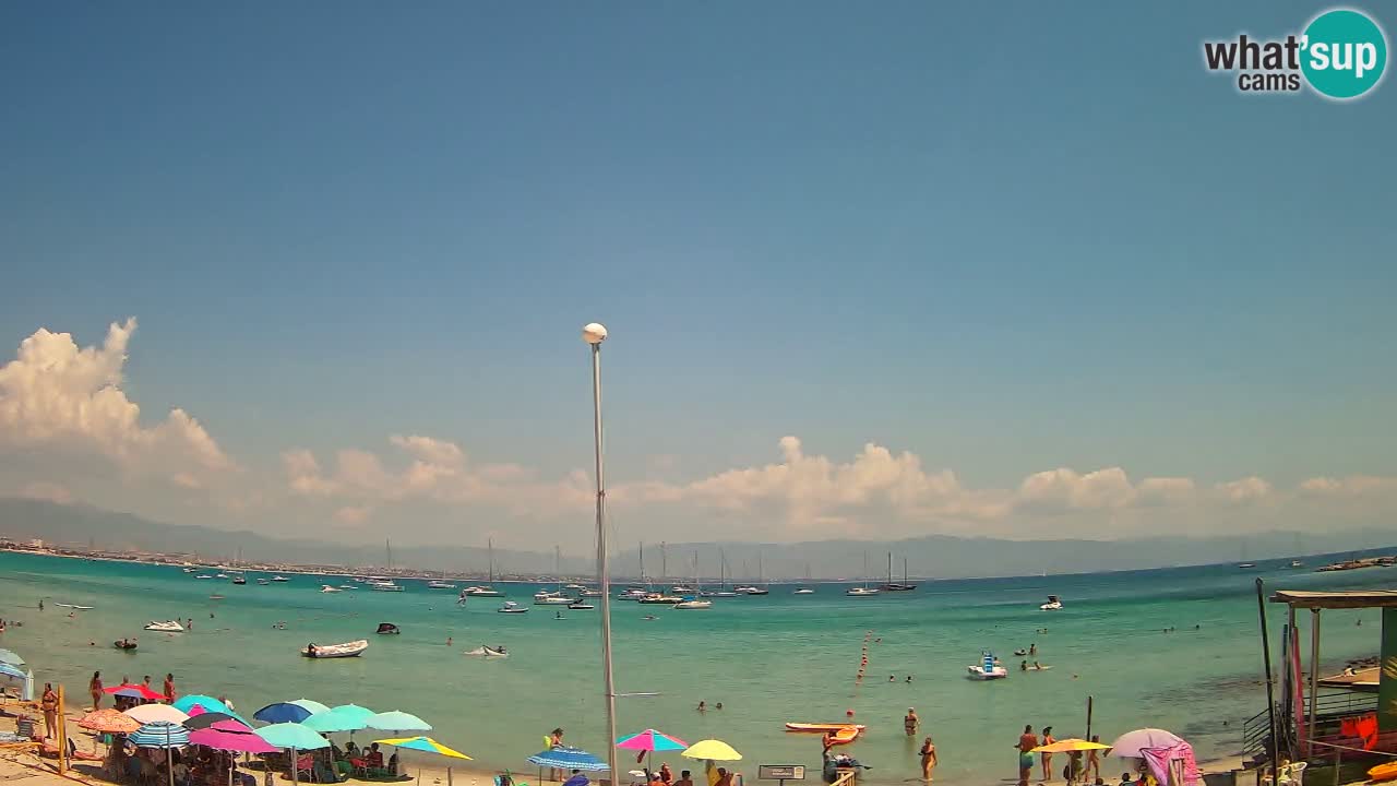 Web kamera Cagliari Windsurf Club – Poetto plaža uživo