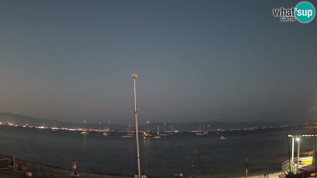 Webcam Cagliari Windsurf Club – Playa del Poetto en directo