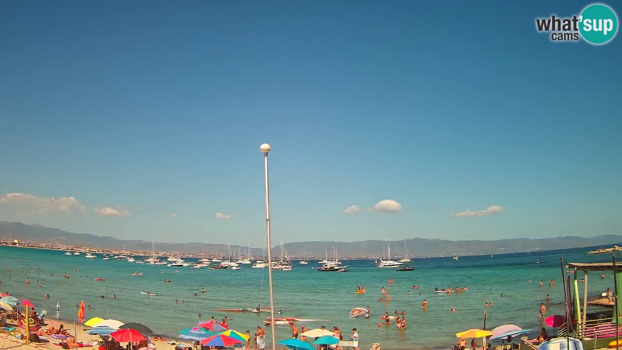 Webcam Cagliari Windsurf Club – Plage du Poetto en direct