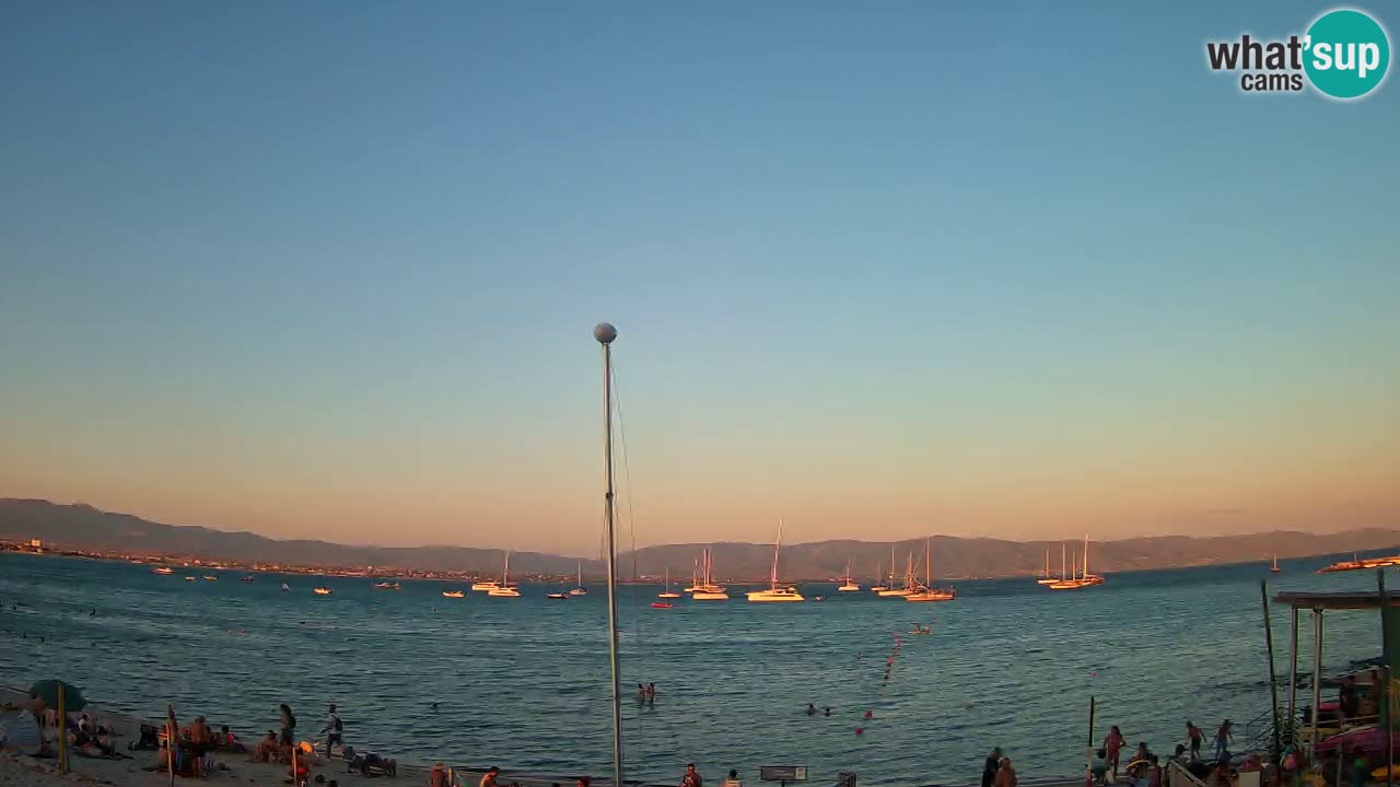 Webcam Cagliari Windsurf Club – Spiaggia del Poetto in diretta