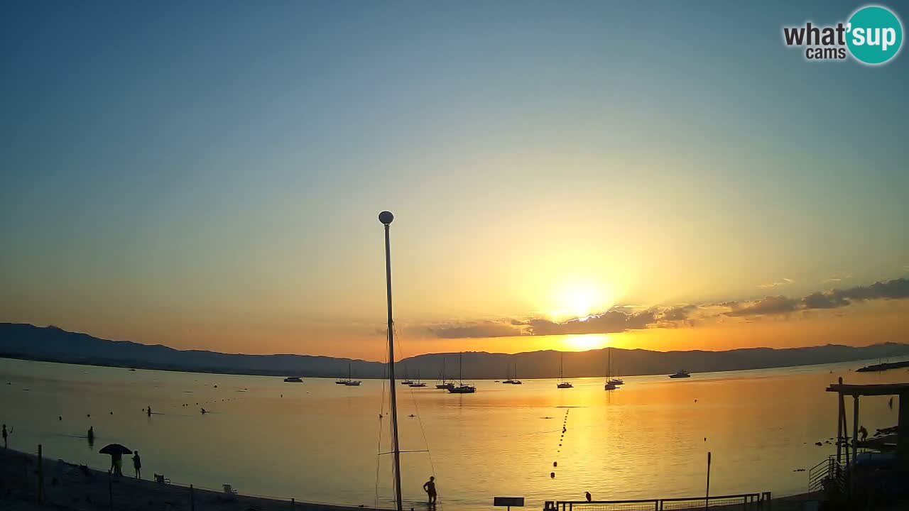 Webcam Cagliari Windsurf Club – Plage du Poetto en direct