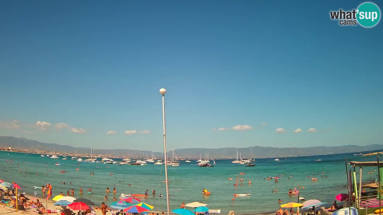 Webcam Cagliari Windsurf Club – Spiaggia del Poetto in diretta