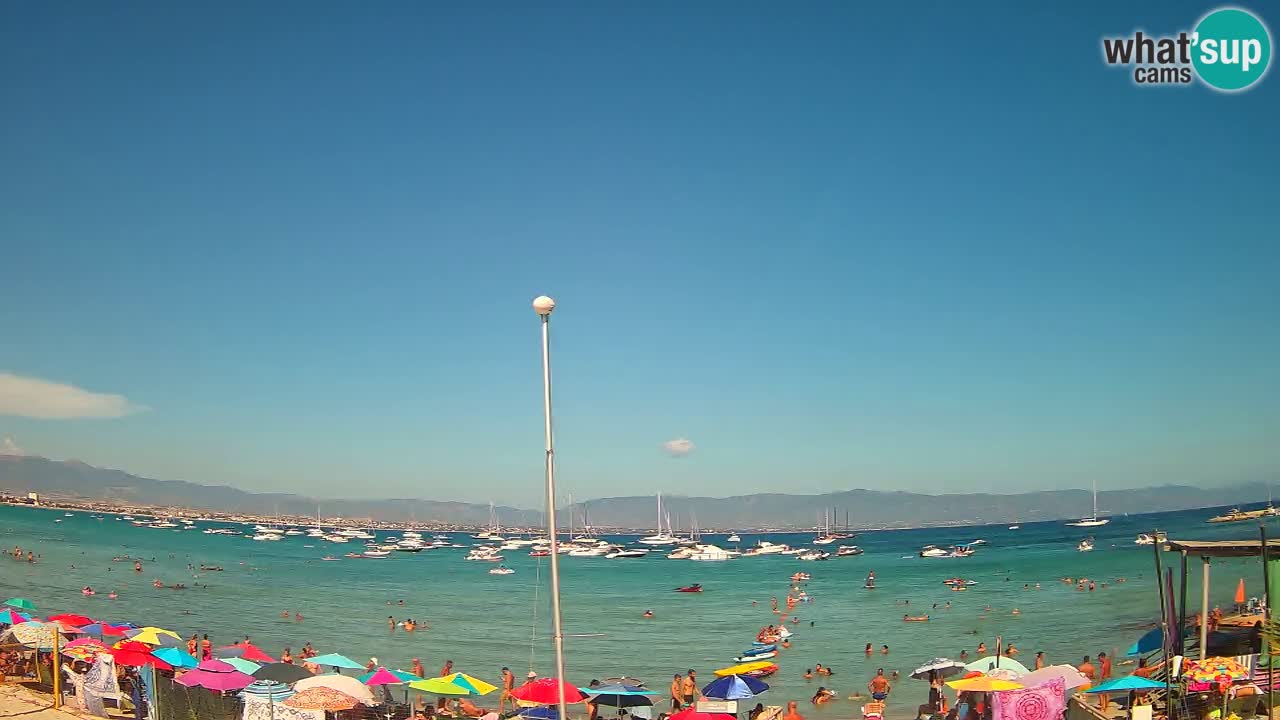 Webcam Cagliari Windsurf Club – Playa del Poetto en directo