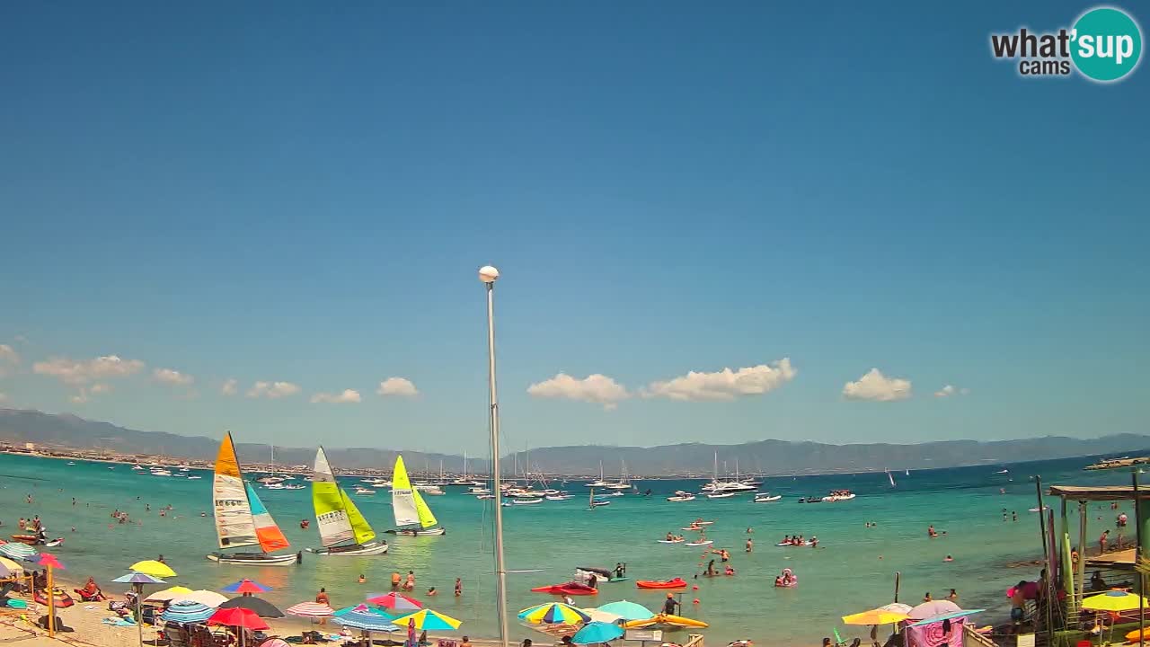 Webcam Cagliari Windsurf Club – Spiaggia del Poetto in diretta