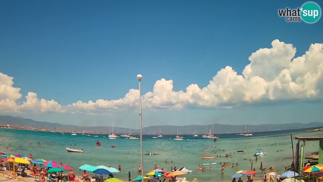 Webcam Cagliari Windsurf Club – Spiaggia del Poetto in diretta