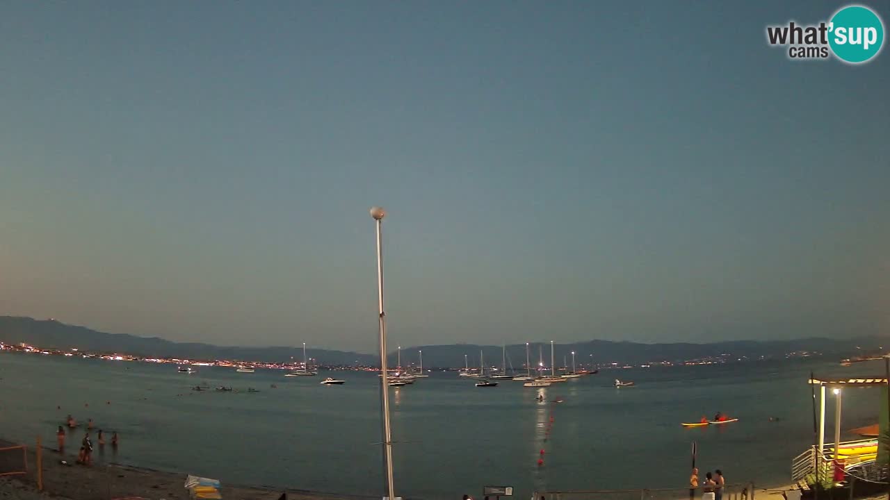 Webcam Cagliari Windsurf Club – Spiaggia del Poetto in diretta