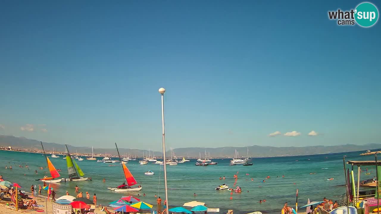 Webcam Cagliari Windsurf Club – Plage du Poetto en direct