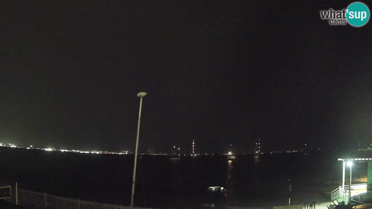 Webcam Cagliari Windsurf Club – Playa del Poetto en directo