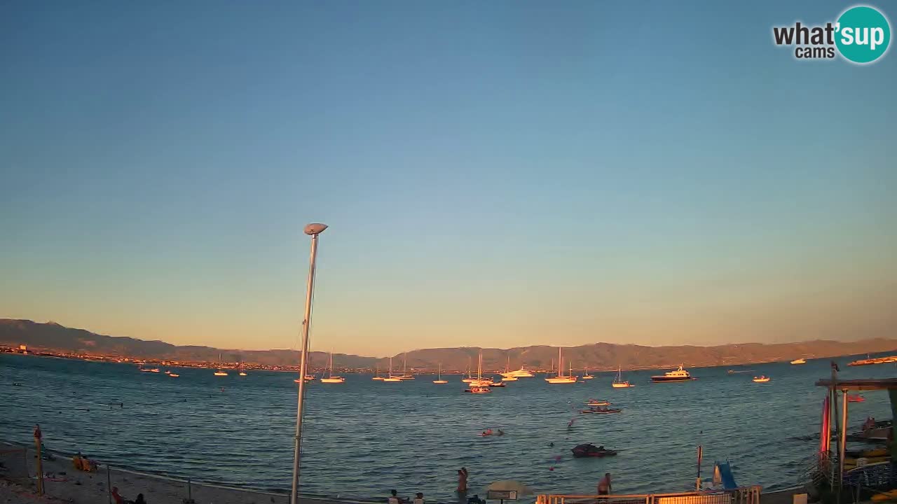 Webcam Cagliari Windsurf Club – Plage du Poetto en direct