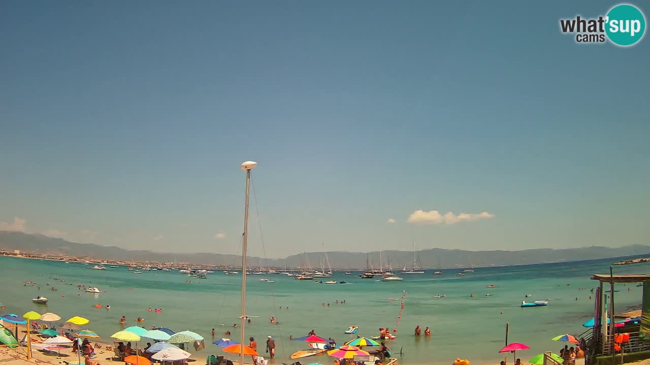 Webcam Cagliari Windsurf Club – Playa del Poetto en directo