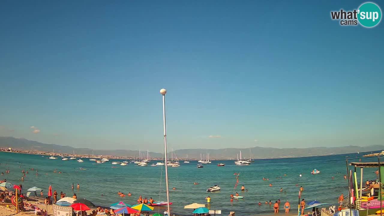 Webcam Cagliari Windsurf Club – Plage du Poetto en direct