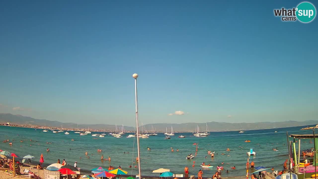 Webcam Cagliari Windsurf Club – Spiaggia del Poetto in diretta