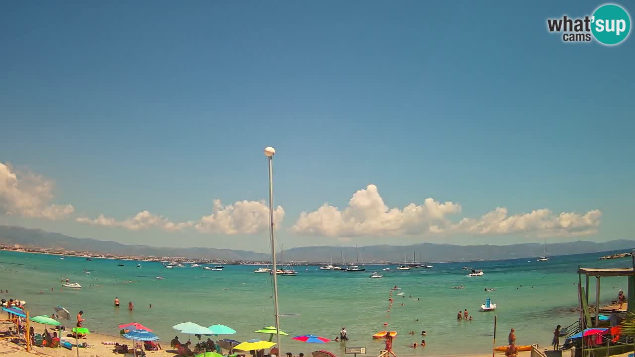 Webcam Cagliari Windsurf Club – Plage du Poetto en direct