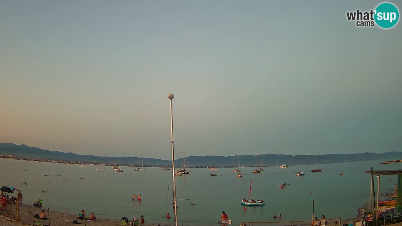 Webcam Cagliari Windsurf Club – Plage du Poetto en direct