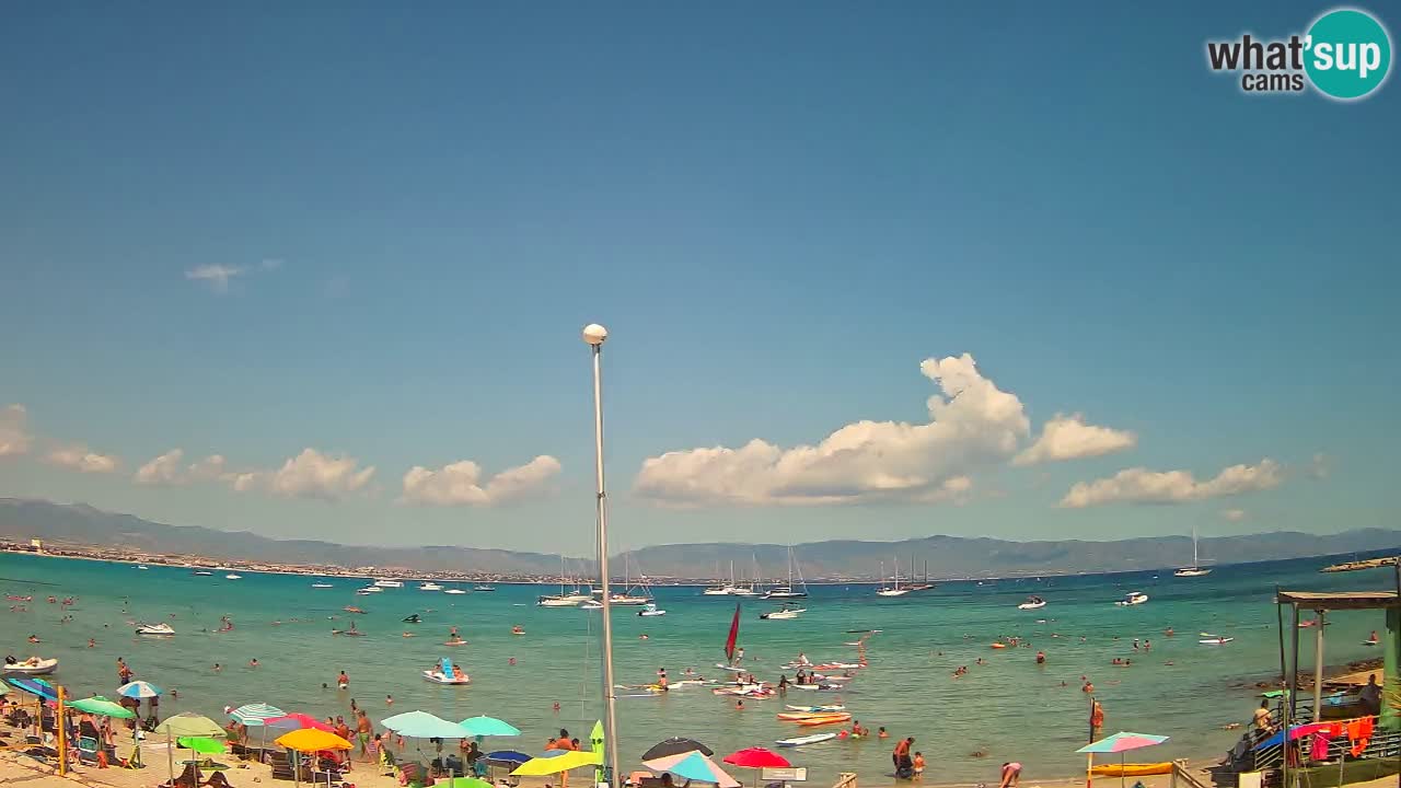 Webcam Cagliari Windsurf Club – Spiaggia del Poetto in diretta