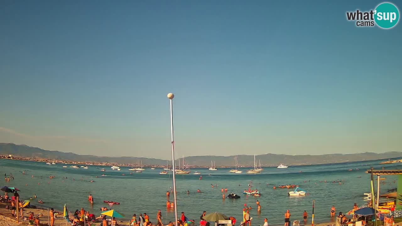 Webcam Cagliari Windsurf Club – Liveblick vom Poetto Strand
