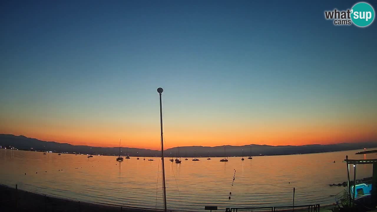 Webcam Cagliari Windsurf Club – Plage du Poetto en direct
