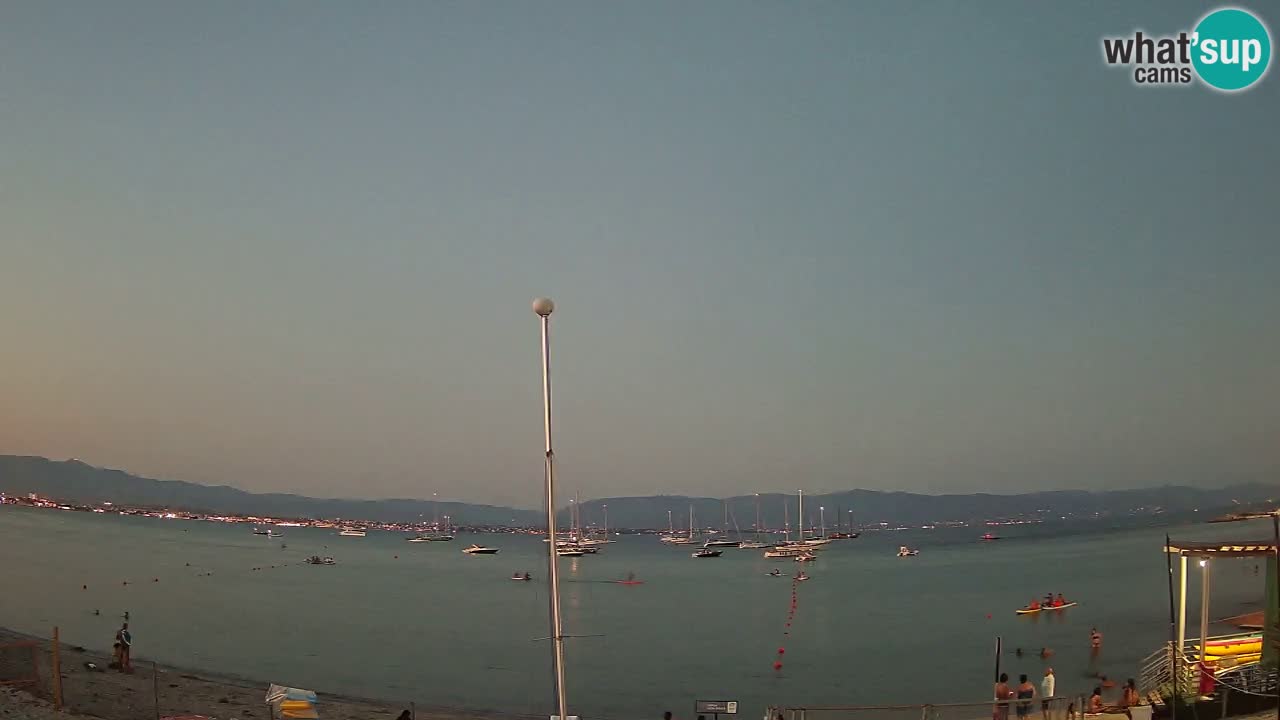 Webcam Cagliari Windsurf Club – Liveblick vom Poetto Strand